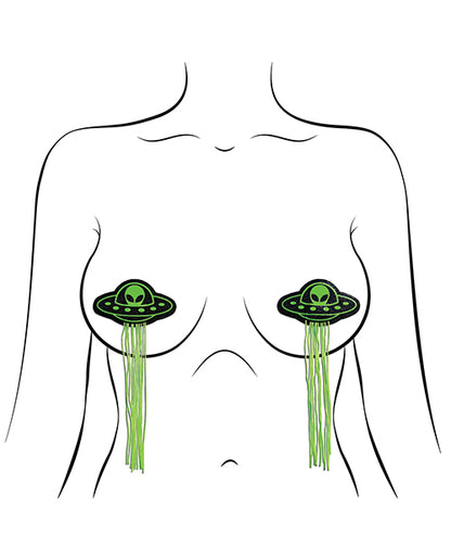 Pastease Premium Ufo W-tassel  - Green O-s