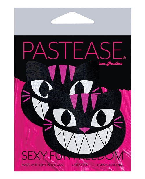 Pastease Grinning Kitty Cat - Black-pink O-s
