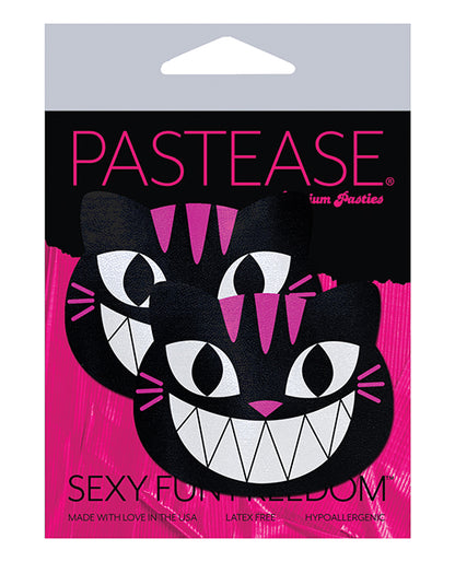 Pastease Grinning Kitty Cat - Black-pink O-s