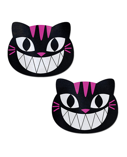 Pastease Grinning Kitty Cat - Black-pink O-s