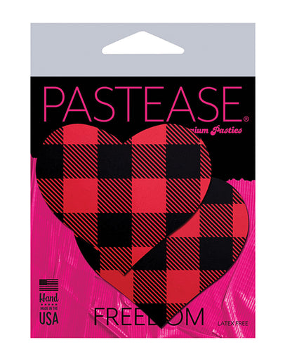 Pastease Premium Holiday Hearts  - Plaid O-s
