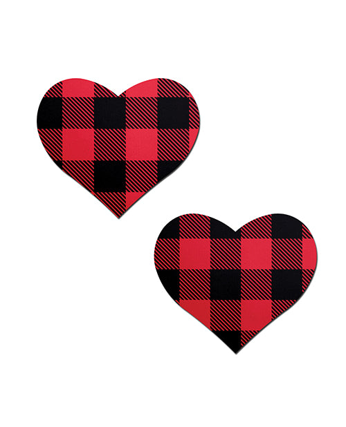 Pastease Premium Holiday Hearts  - Plaid O-s