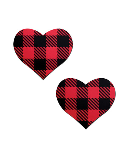 Pastease Premium Holiday Hearts  - Plaid O-s