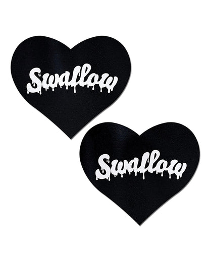 Pastease Swallow Hearts - Black-white O-s