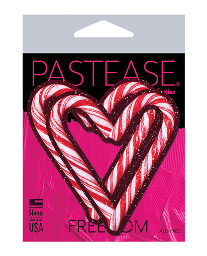 Pastease Holiday Candy Cane Heart  - Red-white O-s