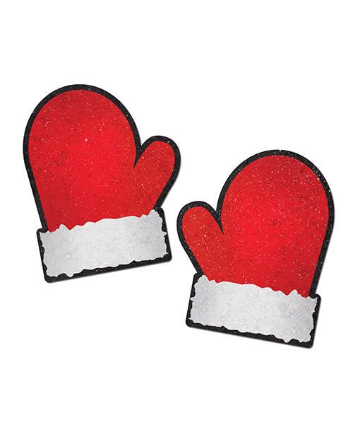Pastease Santa Mittens - Red-white O-s