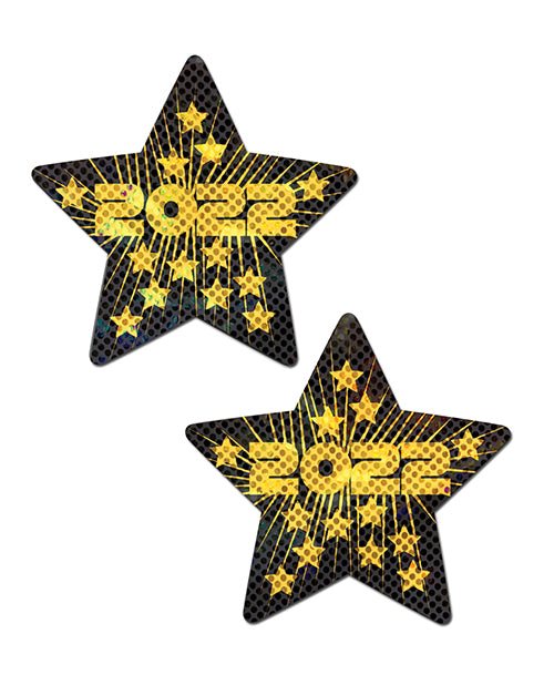 Pastease 2022 New Years Star - Gold O-s