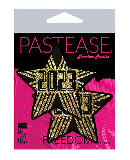 Pastease 2023 New Years Star - Gold O-s