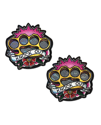 Pastease Diamond Thom Brass Knock Out Knuckles - Multi Color O-s