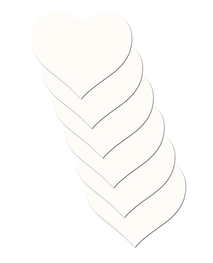 Pastease Refill Heart Double Stick Shapes - Pack Of 3 O-s