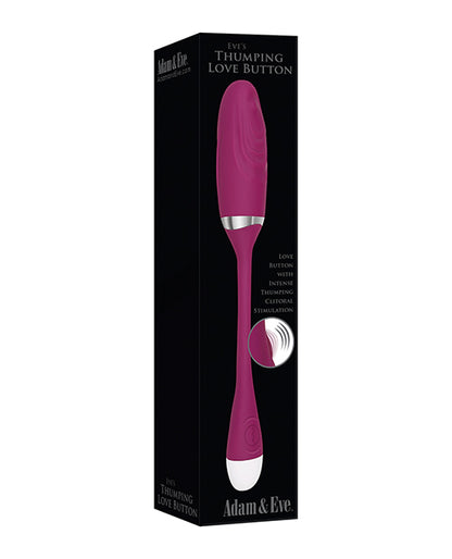 Adam & Eve Eve's Thumping Love Button - Burgundy