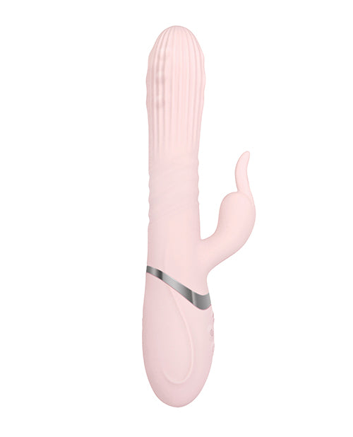 Adam & Eve Eve's Thrusting Rabbit W-orgasmic Beads - Pink