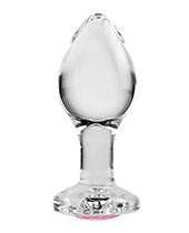 Adam & Eve Pink Gem Glass Plug