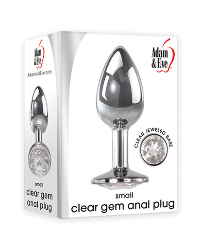 Adam & Eve Clear Gem Anal Plug