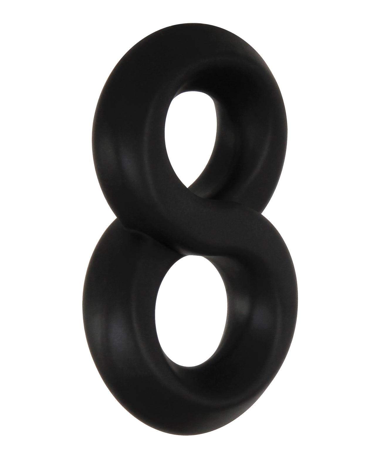 Adam & Eve Adam's Deluxe Penis Ring Sampler - Black-smoke