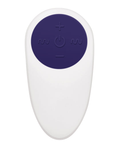 Adam & Eve's Silicone Remote Control Rabbit Ring - Purple