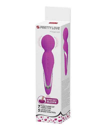 Pretty Love Fitzgerald Liquid Silicone Wand - Fuchsia