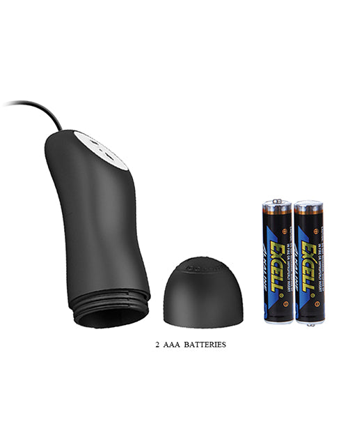 Pretty Love Double Vibro Bullets W-electrostim - Black