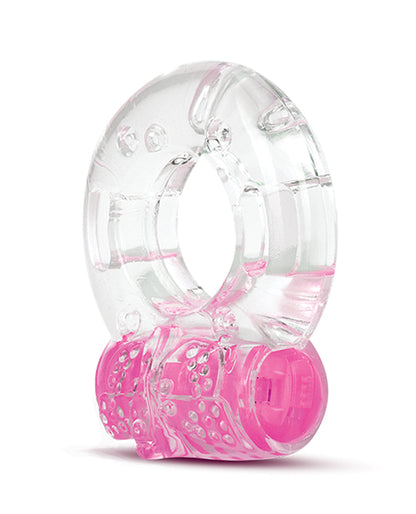 No Eta Blush Play With Me Arouser Vibrating C Ring - Pink
