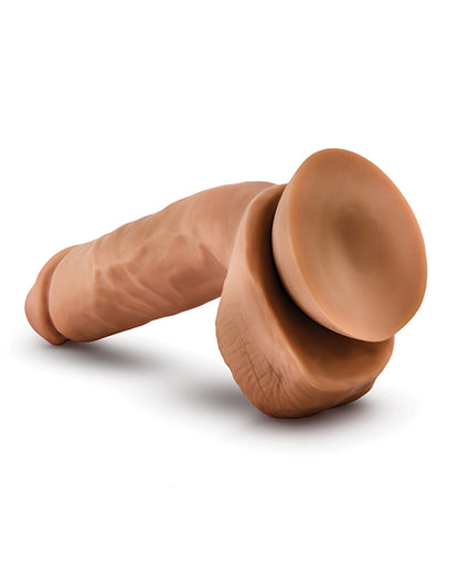 Blush Dr. Skin Glide 8.5" Self Lubricating Dildo W/balls