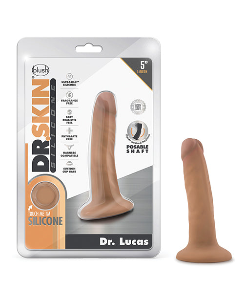 Blush Dr. Skin Silicone Dr. Lucas 5.5" Dildo