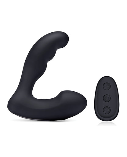 Blue Line Vibrating Prostate Prober W-remote - Black