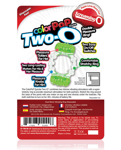 Screaming O Color Pop Quickie Two
