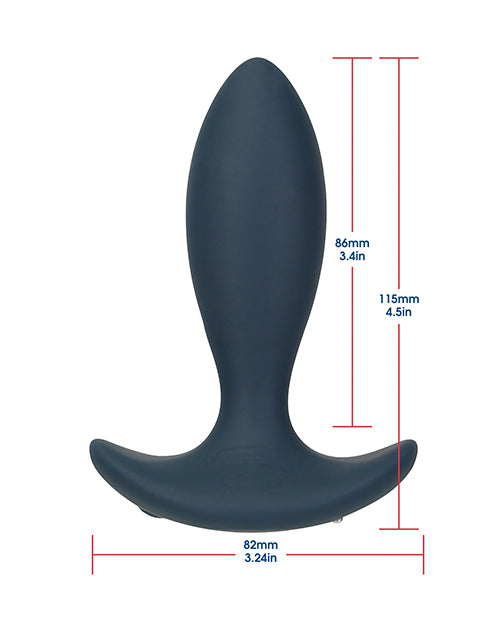 Lux Active Throb Anal Pulsating Massager W-remote - Dark Blue