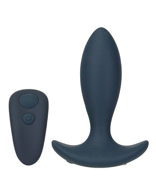 Lux Active Throb Anal Pulsating Massager W-remote - Dark Blue