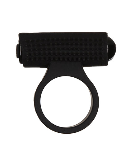 Cosmic Cock Ring W-rechargeable Bullet - 9 Functions Black