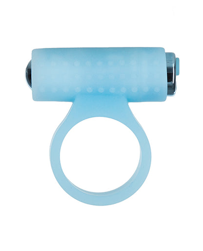 Cosmic Cock Ring W-rechargeable Bullet - 9 Functions Glow In The Dark