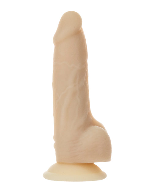 Naked Addiction 7" Rotating & Vibrating Dong W-remote - Flesh