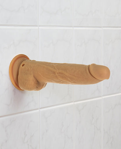 Naked Addiction 9" Thrusting  Dong W-remote - Caramel