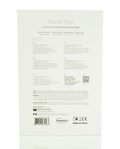 Pillow Talk Feisty