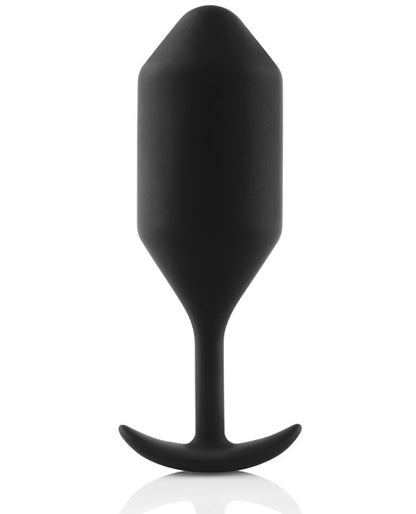 B-vibe Weighted Snug Plug 4 - 257 G Black