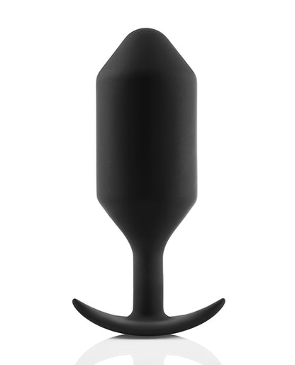 B-vibe Weighted Snug Plug 6 - 515 G Black
