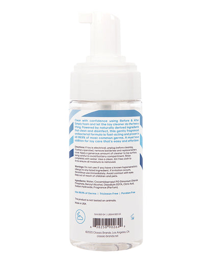 Before & After Foaming Toy Cleaner