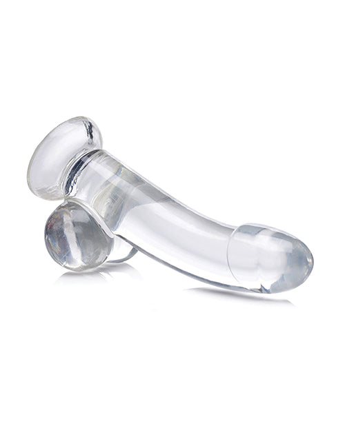 Curve Novelties Jock C-thru 8" Dong W-balls - Clear