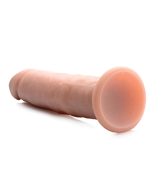 Curve Novelties Big Shot 7" Vibrating 21x Silicone Dildo W-out Balls W-remote - Light