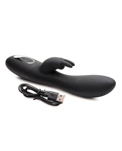 Curve Novelties Power Bunnies Dizzy Rotating Vibrator W-rotating Beads - Black