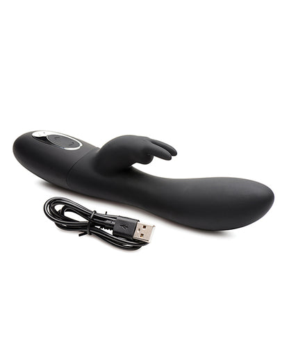Curve Novelties Power Bunnies Dizzy Rotating Vibrator W-rotating Beads - Black