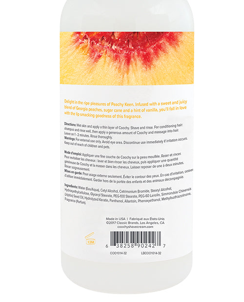 Coochy Shave Cream - 32 Oz Peachy Keen