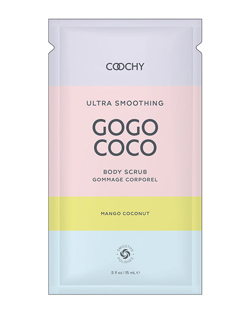 Coochy Ultra Smoothing Body Scrub Foil - .35 Oz Mango Coconut