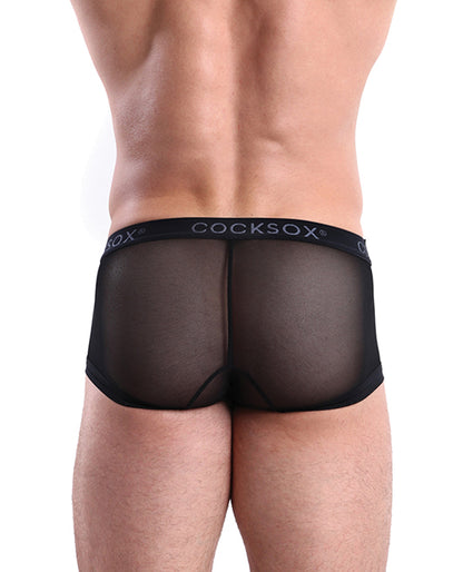 Cocksox Mesh Contour Pouch Trunk Shadow Black