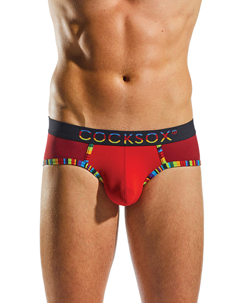 Cocksox Contour Pouch Sports Brief Berry