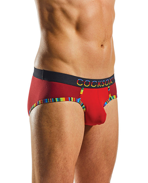 Cocksox Contour Pouch Sports Brief Berry