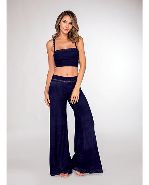 Soft Rib Knit Jersey Pajama Camisole & Wide Leg Pant Nocturnal