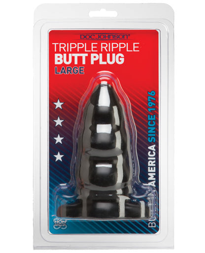 Triple Ripple Butt Plug