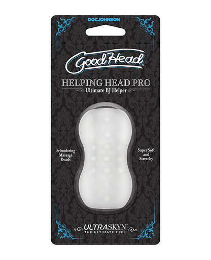 Goodhead Helping Head Pro Ultraskyn Stroker - Frost
