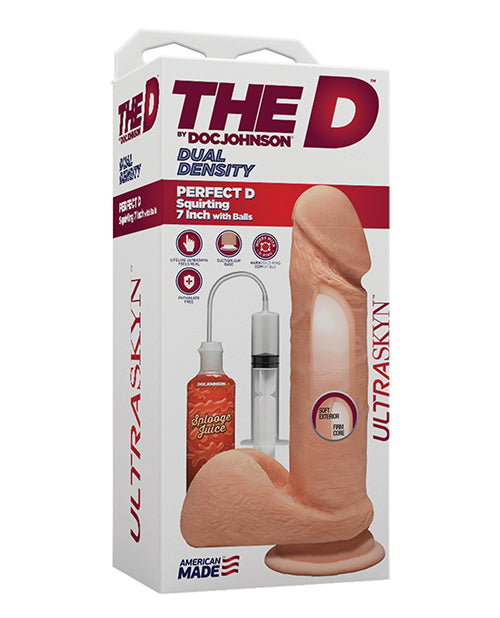 The D 7" Perfect D Squirting W-balls - Vanilla
